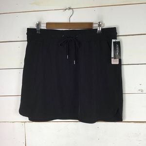 New Ideology Drawstring Skirt Noir Black Pockets